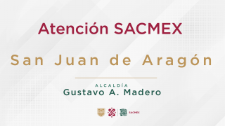 Atención SACMEX en San Juan de Aragón, alcaldía Gustavo A. Madero